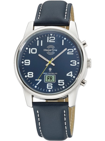 Master Time MTGA-10815-31L men's watch, real leather strap