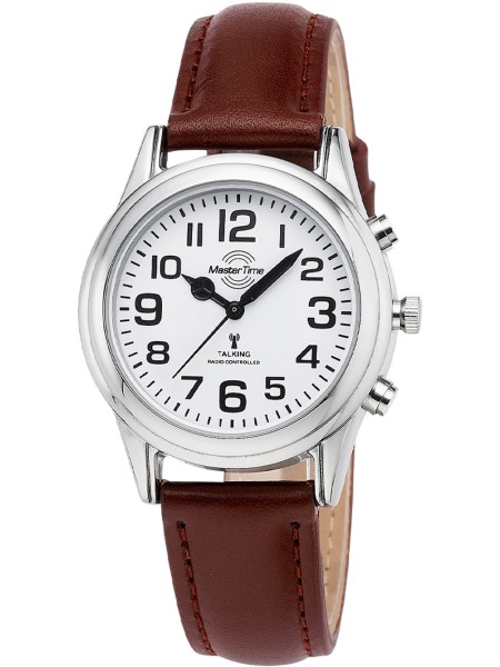 Master Time MTLA-10807-12L ladies' watch, real leather strap