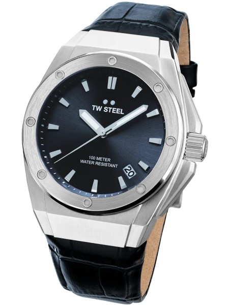 TW-Steel CE4108 Reloj para hombre, correa de cuero real