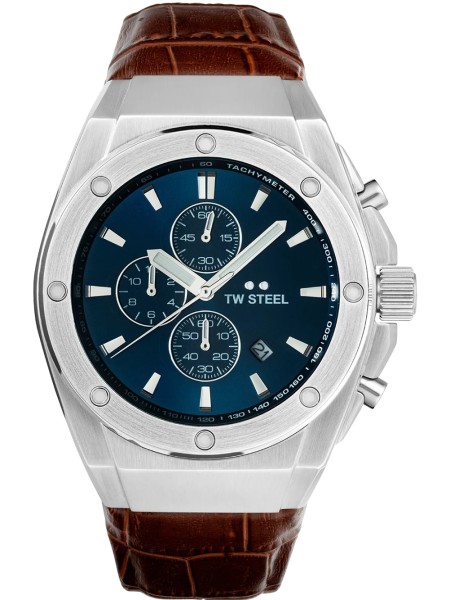 TW-Steel CE4107 men's watch, real leather strap