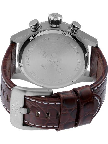 TW-Steel VS111 men's watch, real leather strap