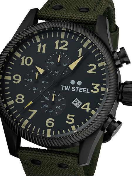 TW-Steel VS112 herrklocka, äkta läder armband