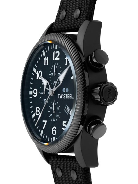 TW-Steel VS113 men's watch, real leather strap