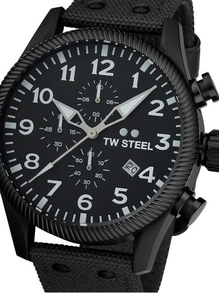 TW-Steel VS113 herrklocka, äkta läder armband