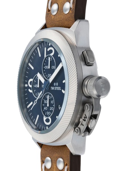 TW-Steel CS106 men's watch, real leather strap