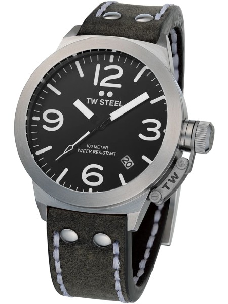 TW-Steel CS101 men's watch, real leather strap