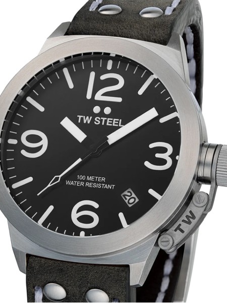 TW-Steel CS101 herenhorloge, echt leer bandje