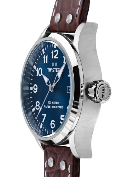 TW-Steel VS101 men's watch, real leather strap