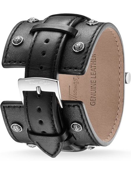 Thomas Sabo WA0140-218-203 men's watch, real leather strap