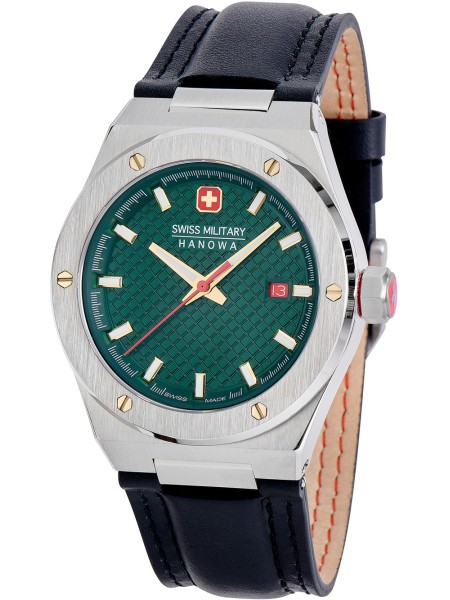 Swiss Military Hanowa SMWGB2101602 men's watch, real leather strap