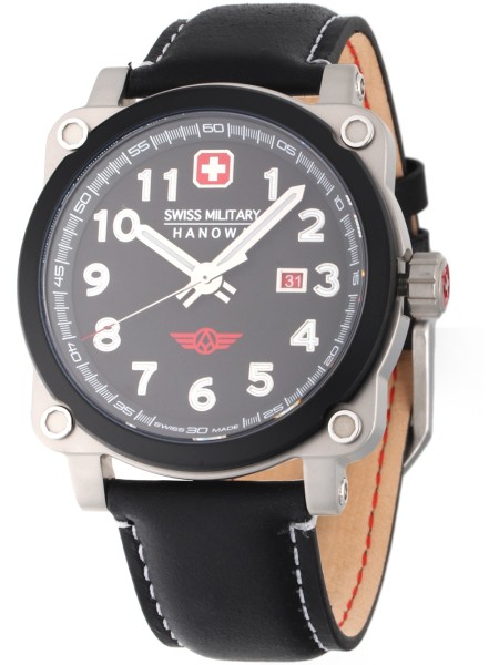 Swiss Military Hanowa SMWGB2101302 men's watch, real leather strap