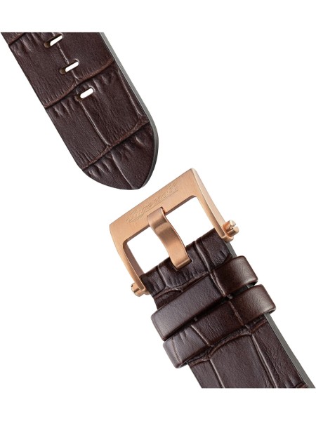Ingersoll I12904 herrklocka, äkta läder armband
