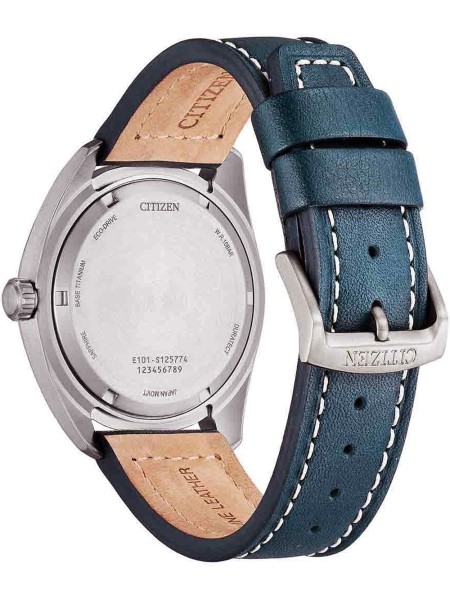 Citizen BM8560-45LE men's watch, real leather strap