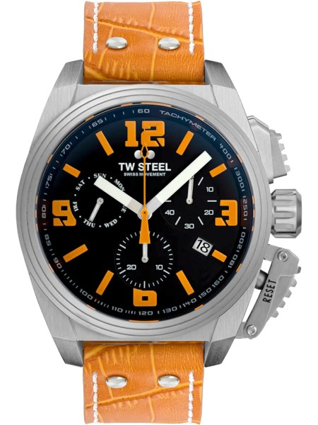 TW-Steel TW1112 men's watch, real leather strap