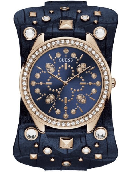 Guess W1138L3 γυναικείο ρολόι, με λουράκι real leather