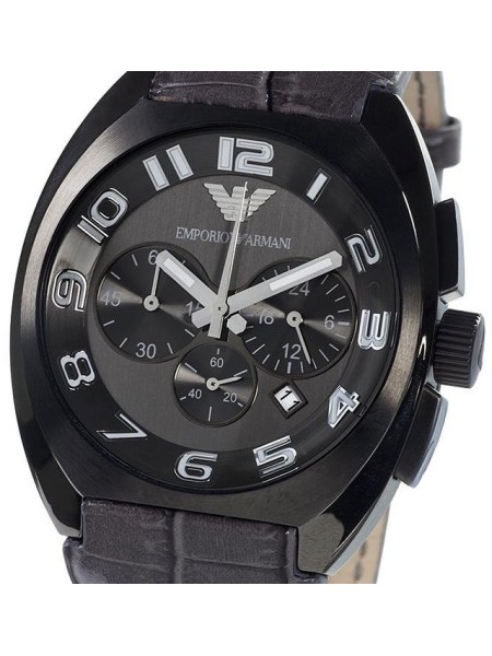 Emporio Armani AR5847 men's watch, real leather strap