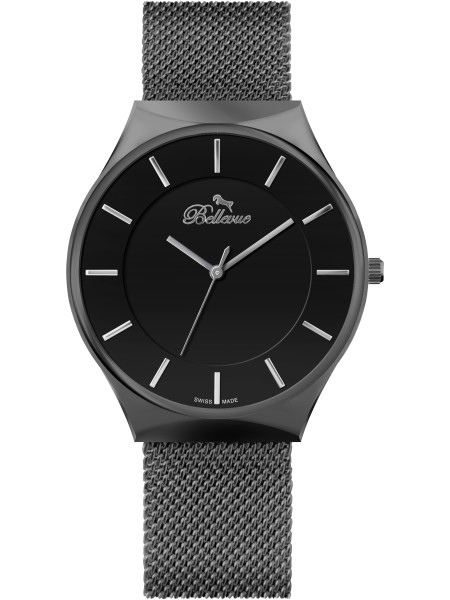 Bellevue E57 men's watch, metal strap