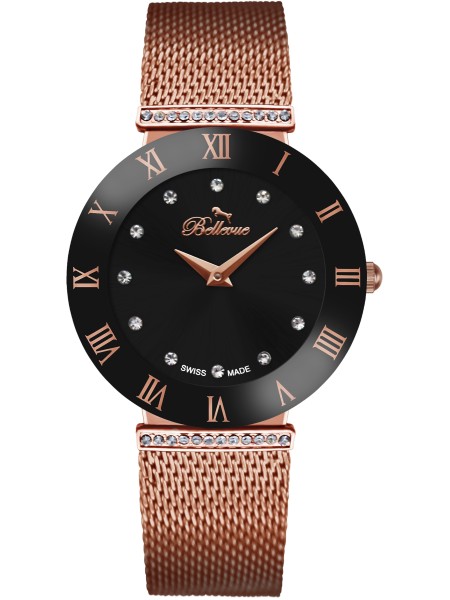 Bellevue F101 γυναικείο ρολόι, με λουράκι metal