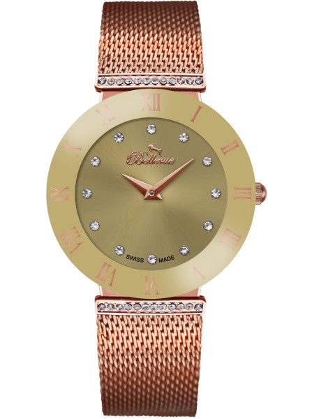 Bellevue F106 γυναικείο ρολόι, με λουράκι metal
