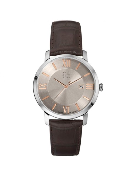 Gc X60016G1S men's watch, cuir véritable strap