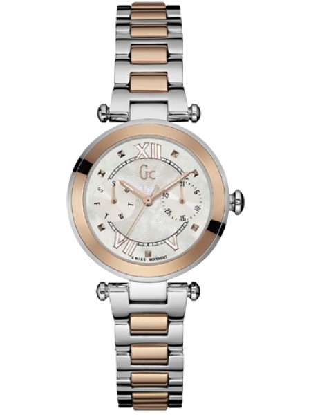 Gc Y06002L1 γυναικείο ρολόι, με λουράκι stainless steel