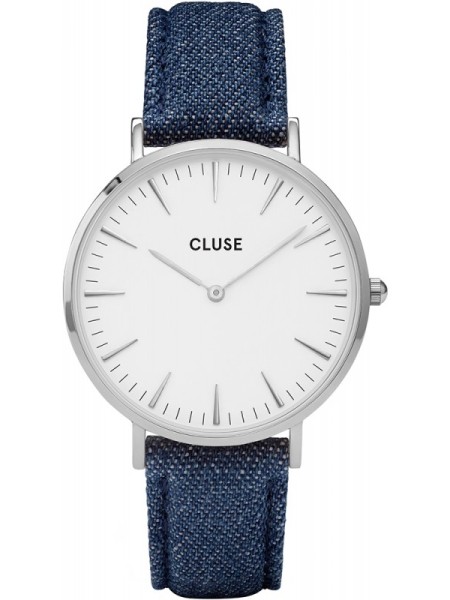 Cluse CL18229 ladies' watch, real leather strap