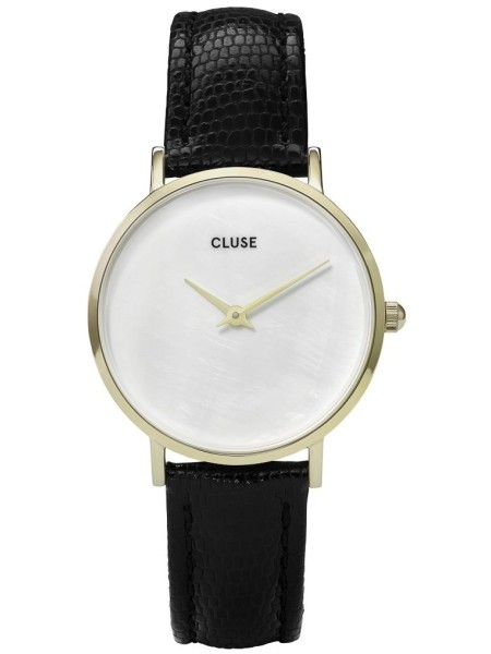 Cluse CL30048 Relógio para mulher, pulseira de cuero real