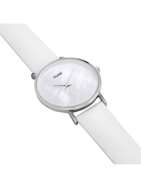 Cluse CL30060 Relógio para mulher, pulseira de cuero real