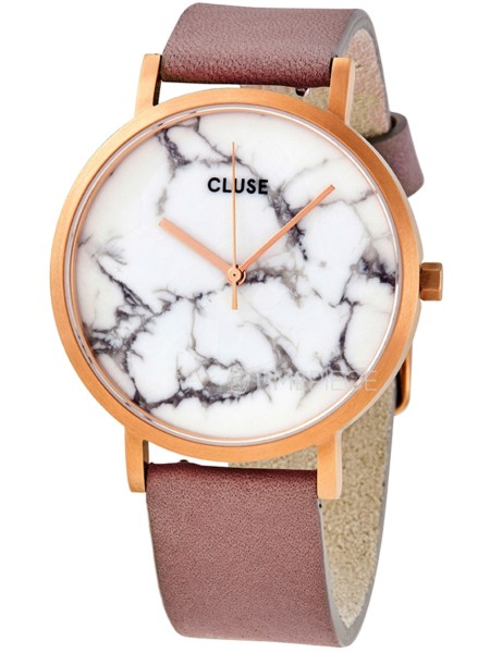 Cluse CL40109 damklocka, äkta läder armband
