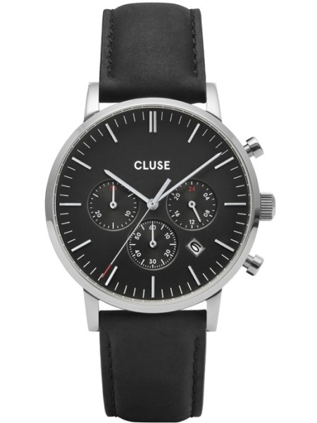 Cluse CW0101502001 γυναικείο ρολόι, με λουράκι real leather
