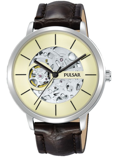 Pulsar P8A005X1 herenhorloge, echt leer bandje
