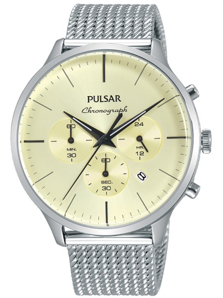 Pulsar PT3859X1 montre pour homme, acier inoxydable sangle
