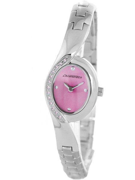 Chronotech CT2249S-03 ladies' watch, stainless steel strap