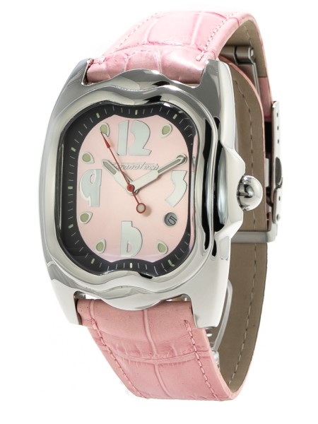 Chronotech CT7274M-08 ladies' watch, real leather strap