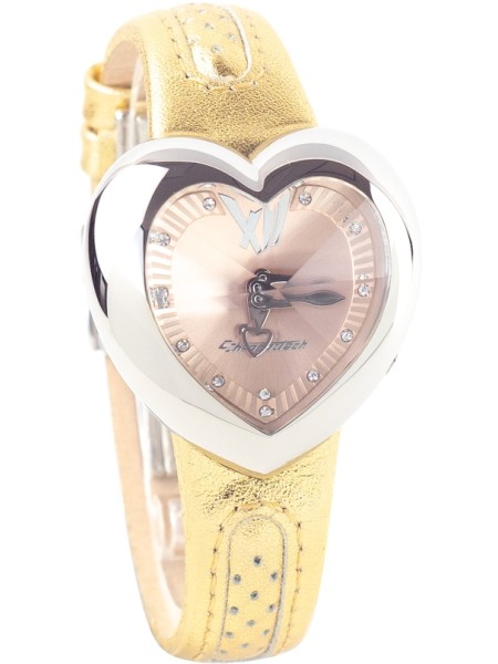 Chronotech CT7688L-07 γυναικείο ρολόι, με λουράκι real leather