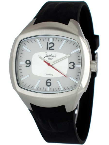 Justina JPC34 men's watch, rubber strap