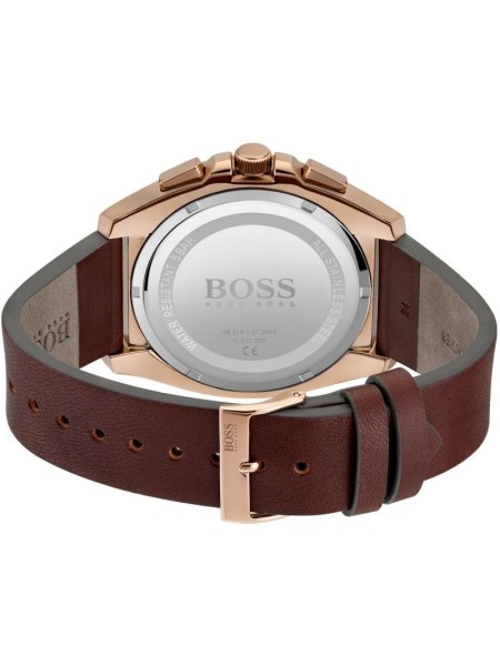 mužské hodinky Hugo Boss 1513882, řemínkem real leather