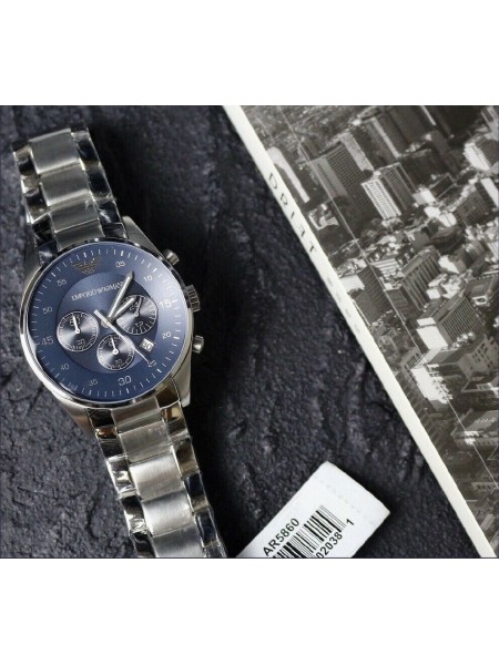 Emporio Armani AR5860 men's watch, stainless steel strap | ÅKSTRÖMS
