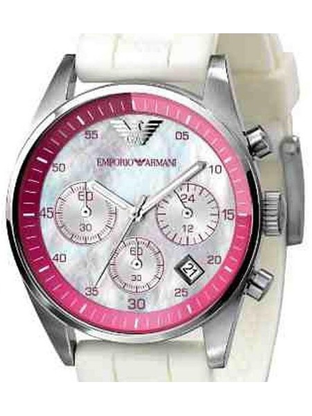 Emporio Armani AR5883 sieviešu pulkstenis, rubber siksna