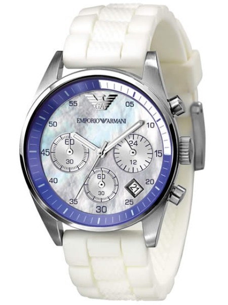 Emporio Armani AR5884 γυναικείο ρολόι, με λουράκι rubber