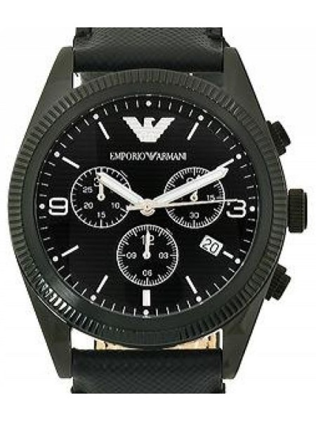 Emporio Armani AR5904 men's watch, real leather strap