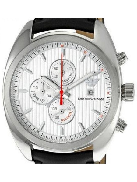 Emporio Armani AR5911 men's watch, cuir véritable strap