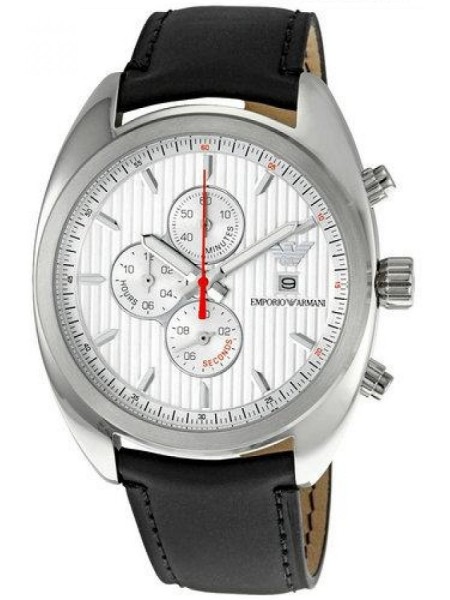 Emporio Armani AR5911 men's watch, real leather strap