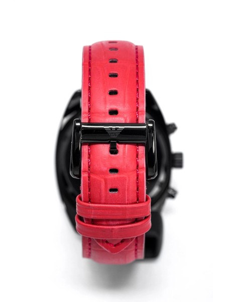 Emporio Armani AR5918 herrklocka, äkta läder armband
