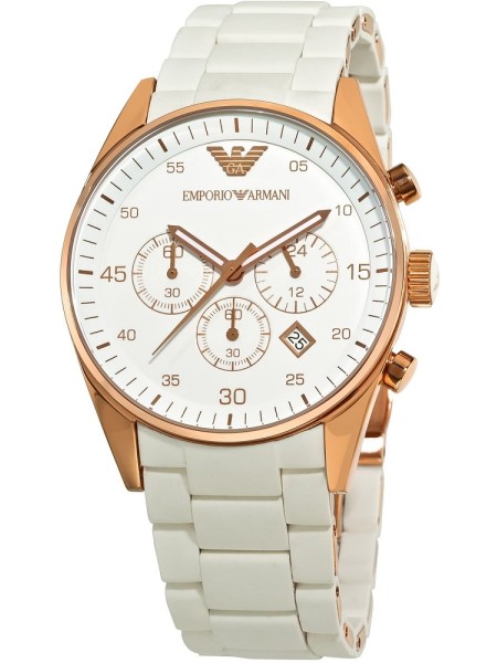 Emporio Armani AR5919 men's watch, caoutchouc strap