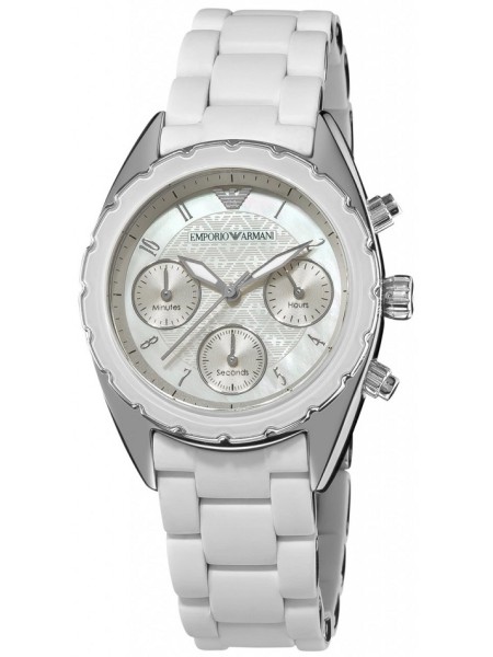 Emporio Armani AR5941 Γυναικείο ρολόι, rubber λουρί
