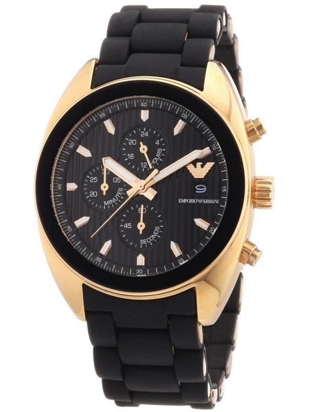 Emporio Armani AR5954 men's watch, rubber strap | DIALANDO® Netherlands