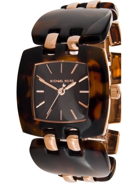 Michael Kors MK4255 Relógio para mulher, pulseira de el plastico
