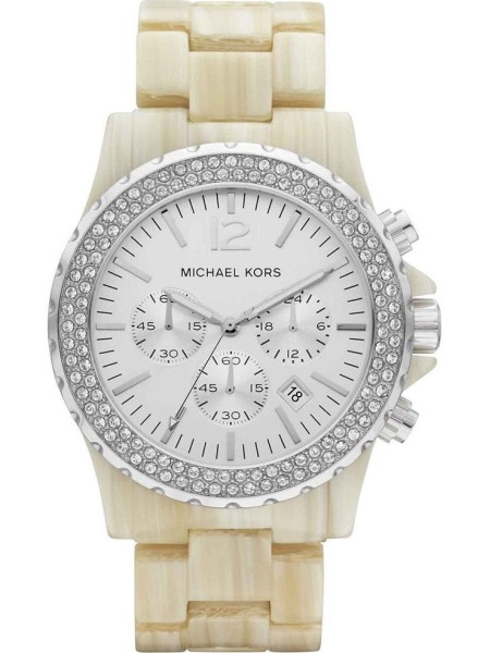 Michael Kors MK5598 Relógio para mulher, pulseira de el plastico