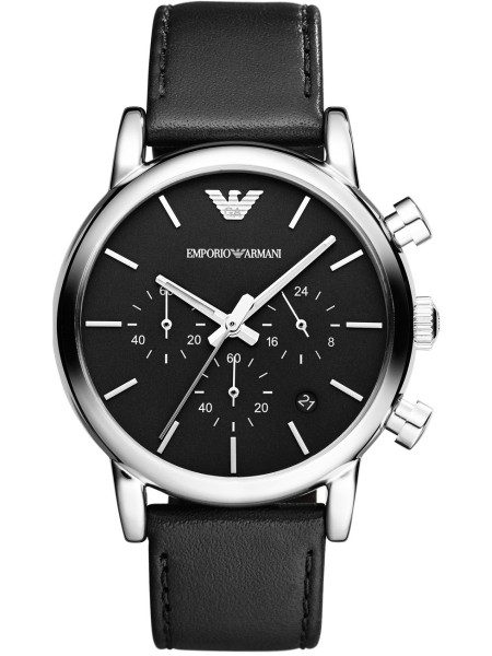 Emporio Armani AR1733 men's watch, real leather strap | ÅKSTRÖMS